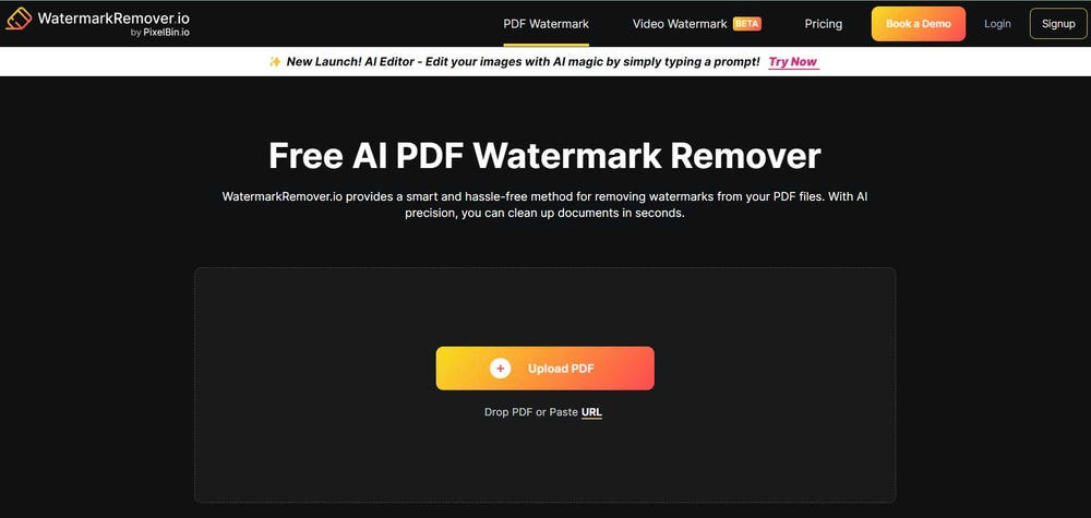Top 3 công cụ AI xóa watermark PDF hiệu quả & nhanh nhất