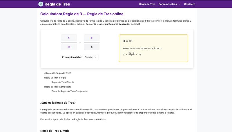 Quy tắc tam suất là gì?