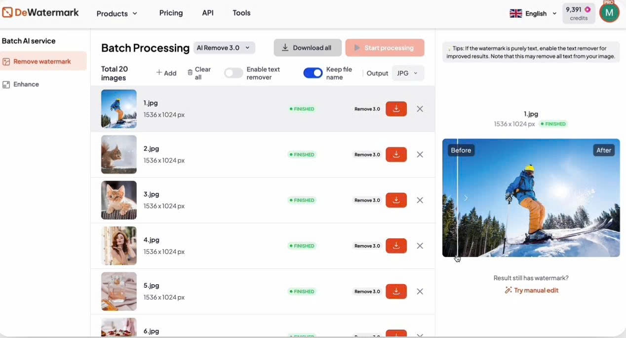 Hướng dẫn xóa watermark trong ảnh bằng AI nhanh & hiệu quả