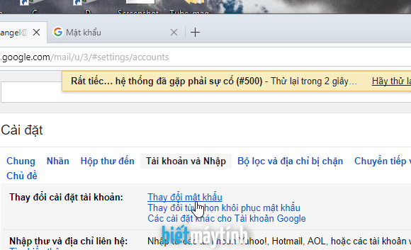 Cách đổi mật khẩu gmail trên máy tính nhanh