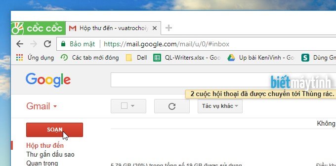 gửi email kèm file dung lượng lớn