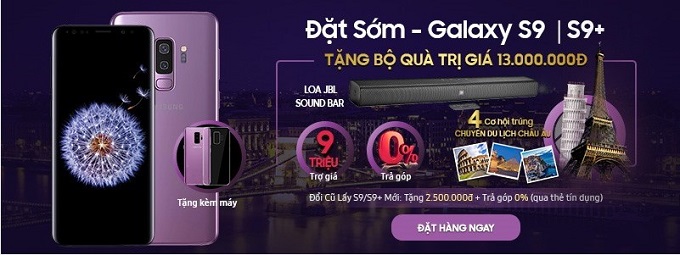 Đặt mua Galaxy S9, S9+