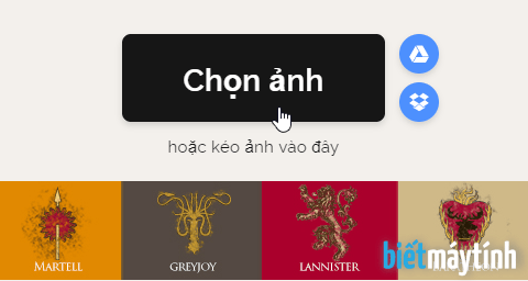 Cắt ảnh bằng cung cụ sửa ảnh trực tuyến