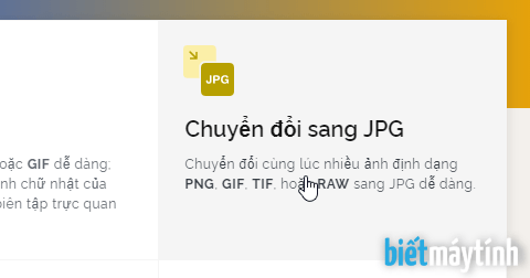 Chuyển đổi ảnh sang jpg