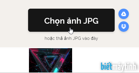 Chuyển JPG sang PNG, GIF trực tuyến