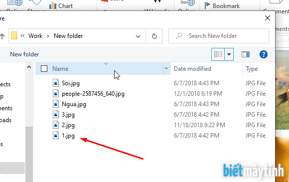 Hướng dẫn sắp xếp ảnh theo thứ tự trong Word