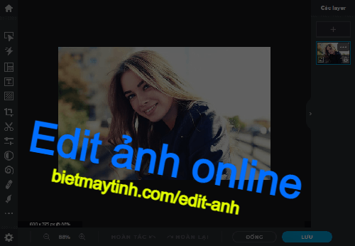 Edit ảnh online miễn phí