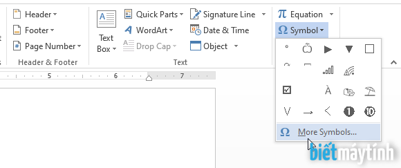 Chèn kí tự độ trong Word, PowerPoint, Excel