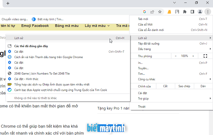 Cách dùng trình duyệt web cơ bản