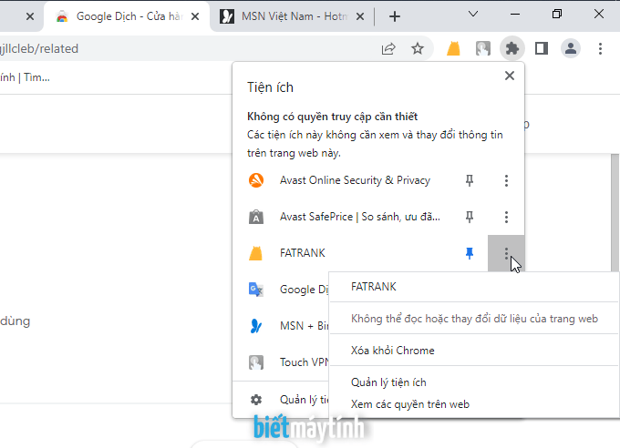 Cách dùng trình duyệt web cơ bản