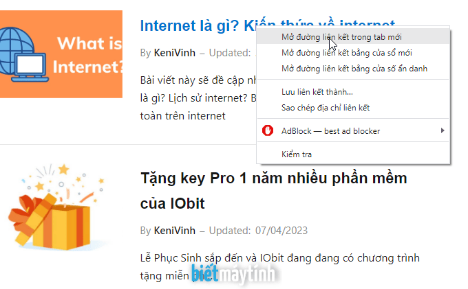 Cách dùng trình duyệt web cơ bản