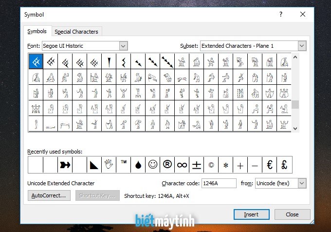 Cách chèn ký tự đặc biệt trong Word, PowerPoint, Excel