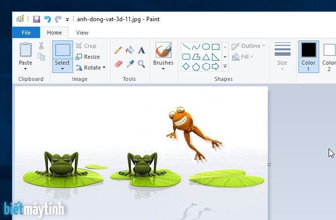 Cách resize ảnh bằng Paint đơn giản | Biết máy tính
