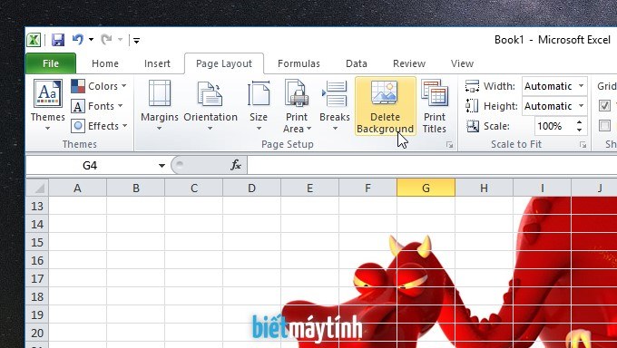 Cách thêm hình nền background vào Excel  Jvinhblog