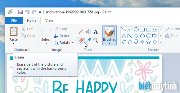 Xóa chữ trên ảnh bằng Paint: Bạn muốn làm sạch các chữ viết trên ảnh mà không cần tới Photoshop hay những phần mềm chuyên dụng khác? Với Paint, phần mềm chỉnh sửa ảnh miễn phí được tích hợp sẵn trên Windows, bạn có thể xóa bỏ các chữ viết trên ảnh của mình một cách đơn giản. Paint không chỉ tiện lợi về thao tác mà còn đem lại chất lượng ảnh cao.