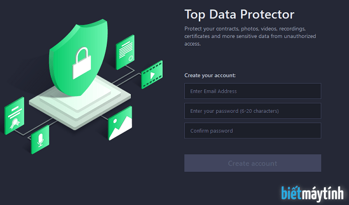 Tặng key phần mềm Top Data Protector Pro