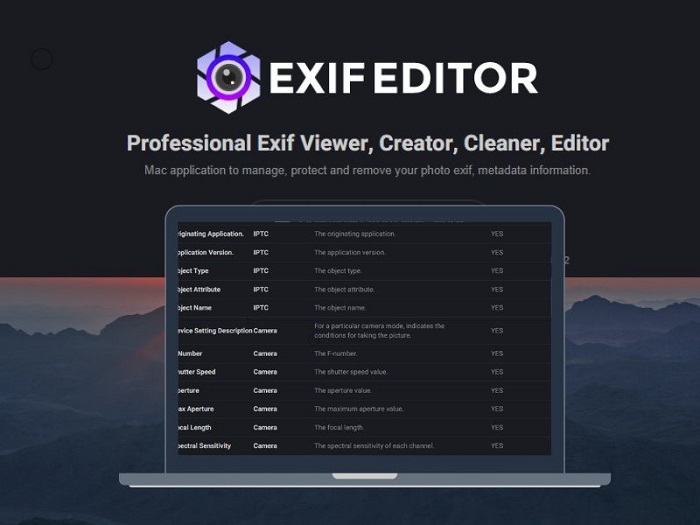 exif editor mac free