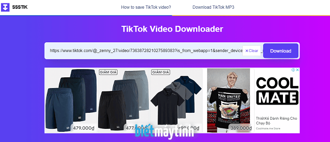 Cách tải video TikTok không có logo (Watermark)