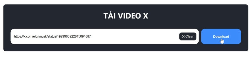 tải video trên x dễ dàng bằng SSSX.IO