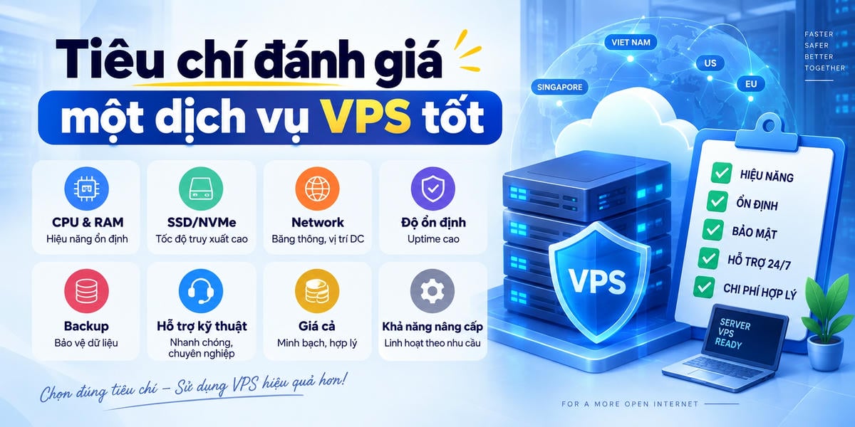 Top dịch vụ VPS giá rẻ uy tín tại Việt Nam 2026