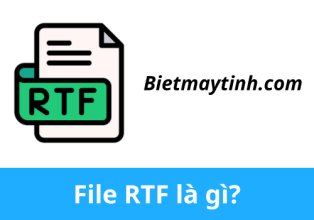 File RTF là gì? Phần mềm mở file đuôi .RTF