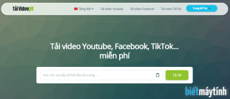 Cách tải video từ Youtube, Facebook, TikTok…