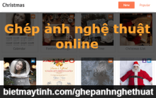 Ghép ảnh nghệ thuật online, khung ảnh đẹp