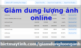 Giảm dung lượng ảnh online (Nén ảnh) | JPEG, PNG, GIF, SVG