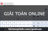 Giải toán online | Đại số, lượng giác, giải tích, xác suất, hóa học…