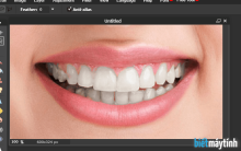 Cách làm trắng răng bằng Photoshop online