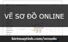 Vẽ sơ đồ online | Mạng, điện, luồng dữ liệu, ERD, UML, DFD…